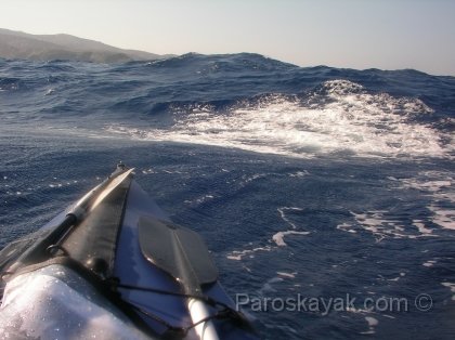 Folbot Greenland II in rough seas